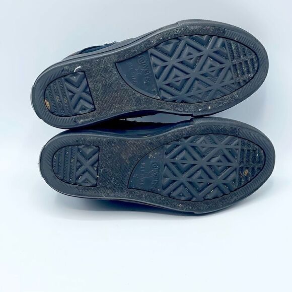 Converse All Star One Star black on black low sneakers - Kids 12 - Picture 8 of 9